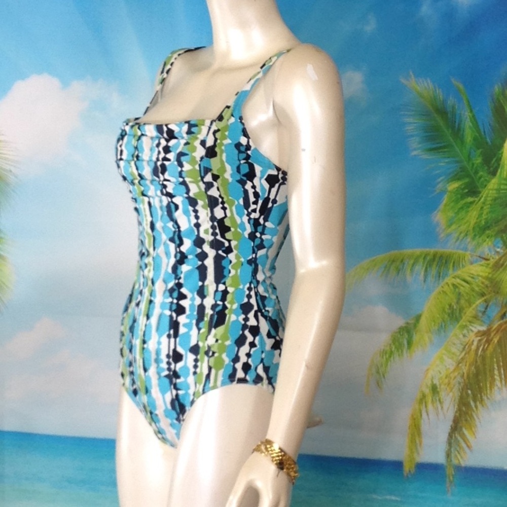 Calvin Klein One-Piece Bust Pleated Swimwear